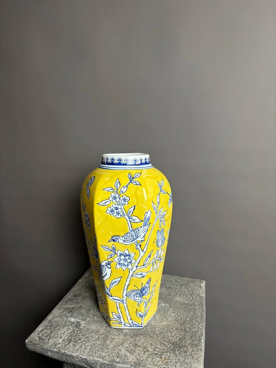 Ваза "Шинуазри Канареечный" - фото 1