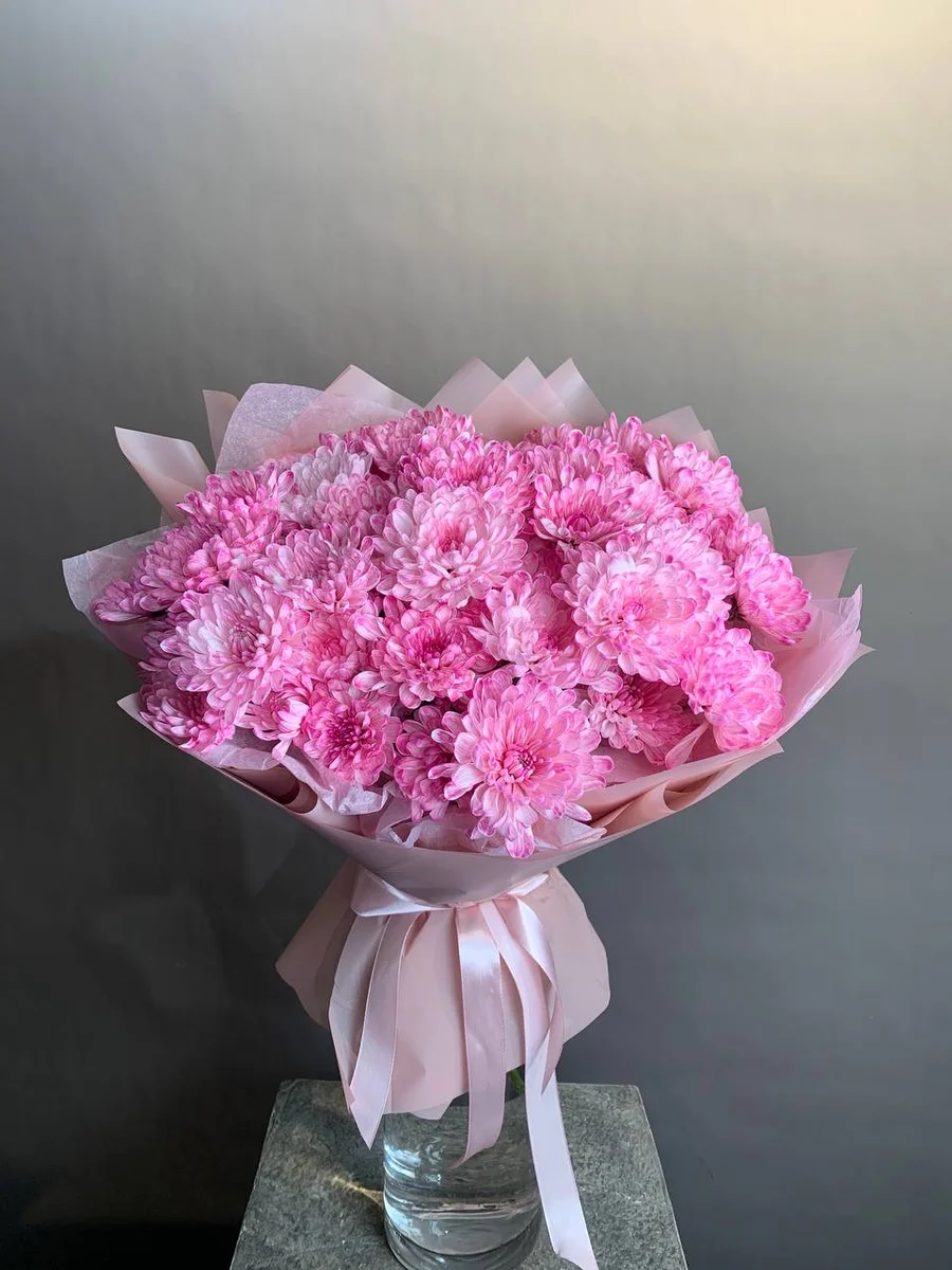 Мон букет кустовые хризантемы